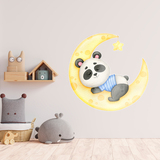 Stickers for Kids: Panda Bear Sleeps on the Moon 5