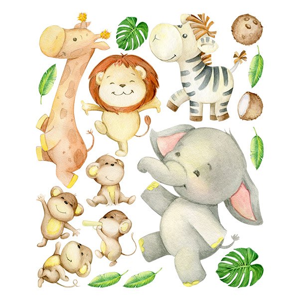 Stickers for Kids: Animals of the African jungle