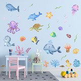 Stickers for Kids: Set Ocean animals 3