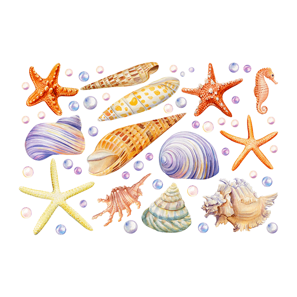 Wall Stickers: Marine Elements 0