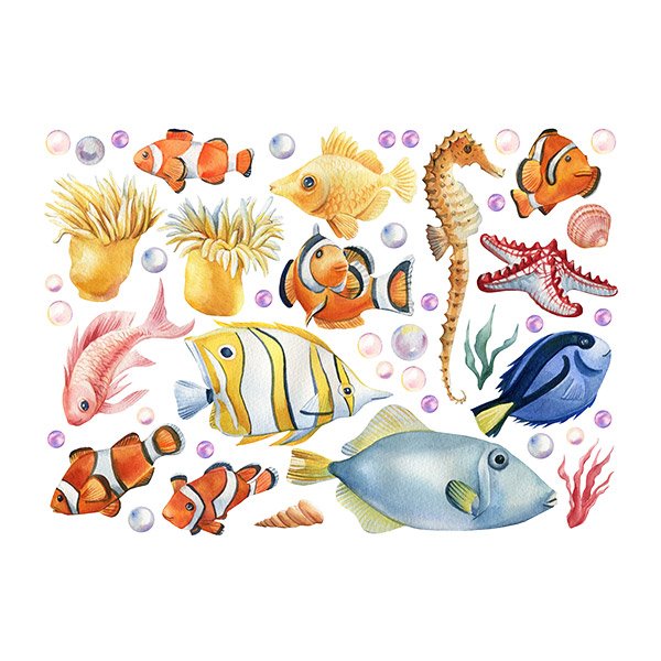 Wall Stickers: Marine Fauna