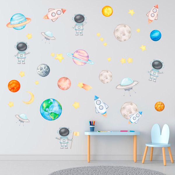 Stickers for Kids: Space Kit