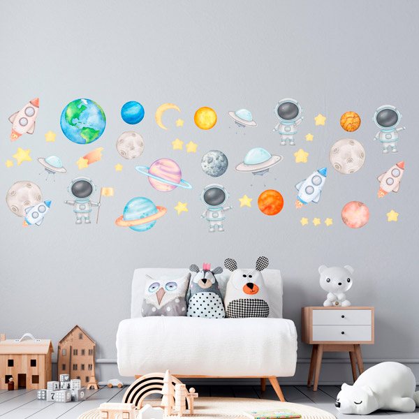 Stickers for Kids: Space Kit