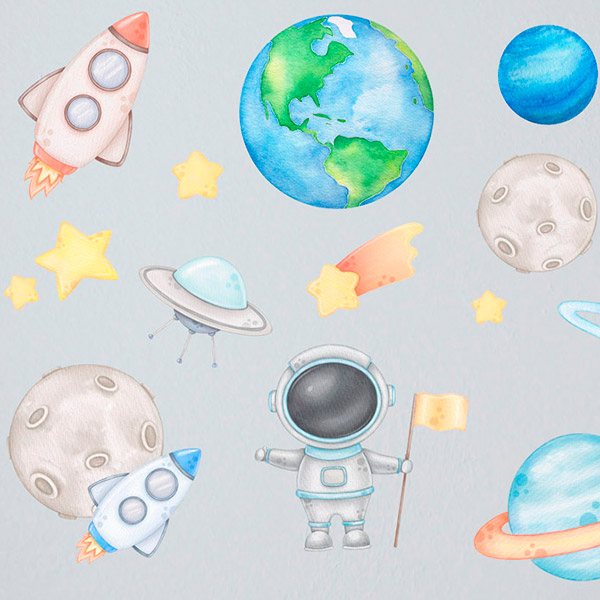 Stickers for Kids: Space Kit