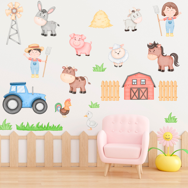 Stickers for Kids: Farm Animals Kit