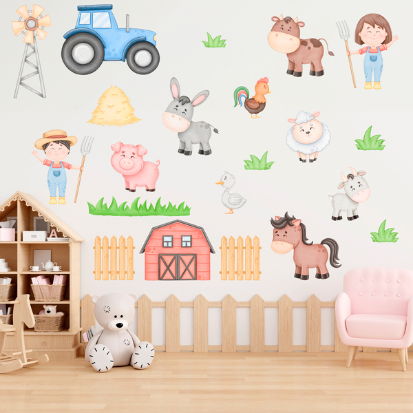 Stickers for Kids: Farm Animals Kit