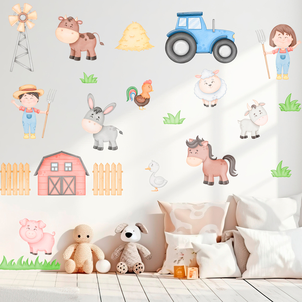 Stickers for Kids: Farm Animals Kit