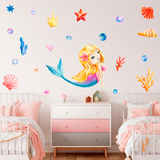 Stickers for Kids: Blonde Mermaid 5