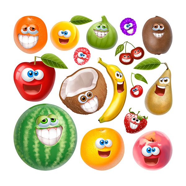 Stickers for Kids: Fruit kit