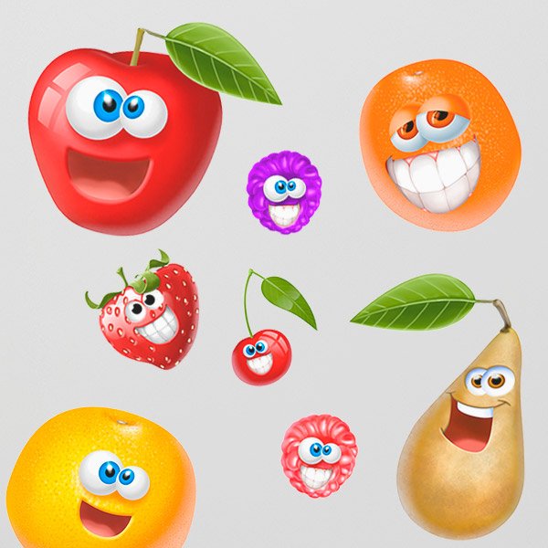 Stickers for Kids: Fruit kit