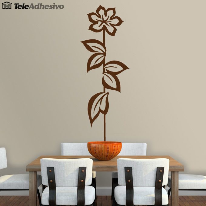 Wall Stickers: Long flower in spring