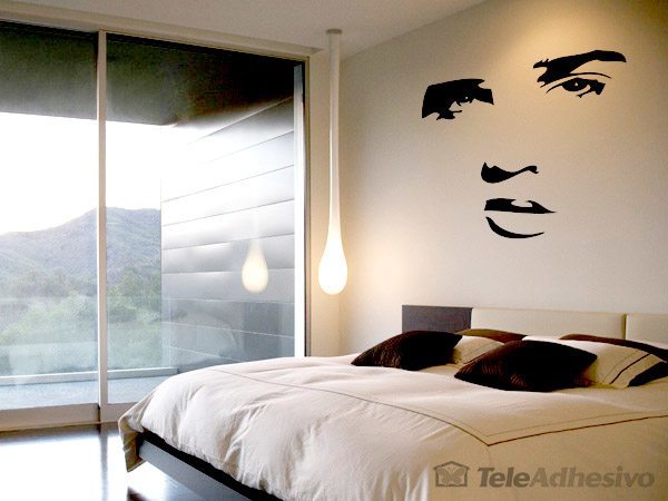 Wall Stickers: Face of Elvis Presley