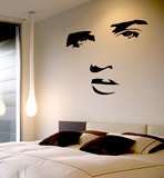 Wall Stickers: Face of Elvis Presley 3
