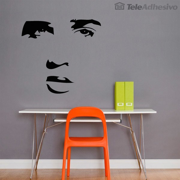 Wall Stickers: Face of Elvis Presley