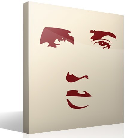 Wall Stickers: Face of Elvis Presley