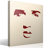 Wall Stickers: Face of Elvis Presley 5