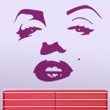 Wall Stickers: Face of Marilyn Monroe 2