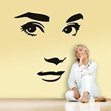 Wall Stickers: Audrey Hepburn face 2