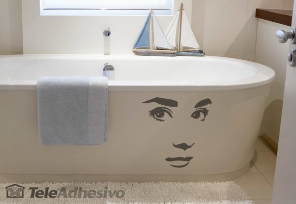 Wall Stickers: Audrey Hepburn face