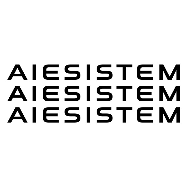 Camper van decals: Aiesistem