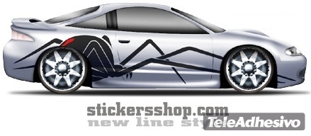 Mountain Line Car Decal 2/2