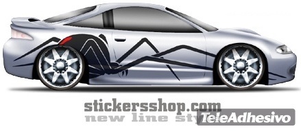 Car & Motorbike Stickers: New line 1