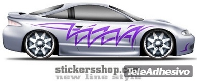 Car & Motorbike Stickers: New Line 6 2