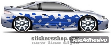 Car & Motorbike Stickers: New Line 13 2