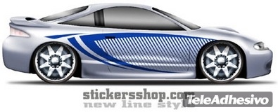 Car & Motorbike Stickers: New Line 14 2