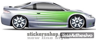 Car & Motorbike Stickers: New Line 15 2
