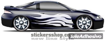 Car & Motorbike Stickers: New Line 18