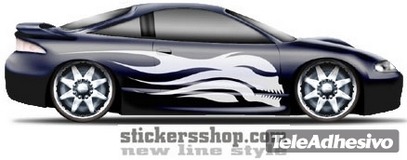 Car & Motorbike Stickers: New Line 18 2