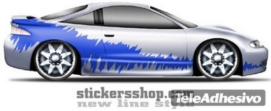 Car & Motorbike Stickers: New Line 19 2