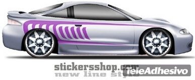 Car & Motorbike Stickers: New Line 20 2