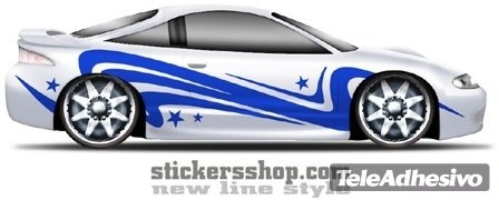 Car & Motorbike Stickers: New Line 21