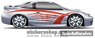 Car & Motorbike Stickers: New Line 26 2