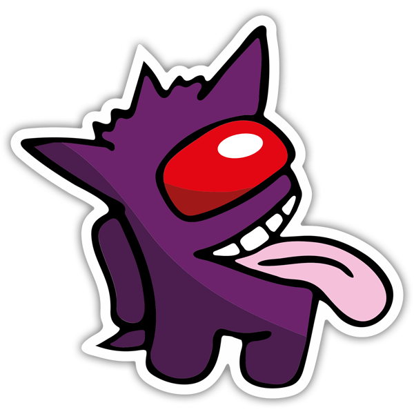 Car & Motorbike Stickers: Among Us Gengar