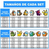 Stickers for Kids: Set 12X Among Us Characters Pokémon 3