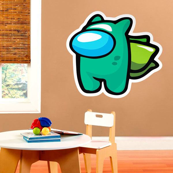 Stickers for Kids: Among Us Bulbasur 1