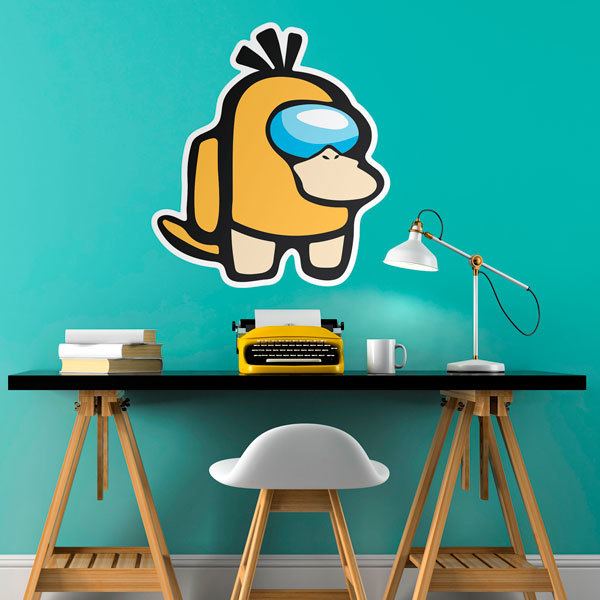 Stickers for Kids: Among Us Psyduck 1