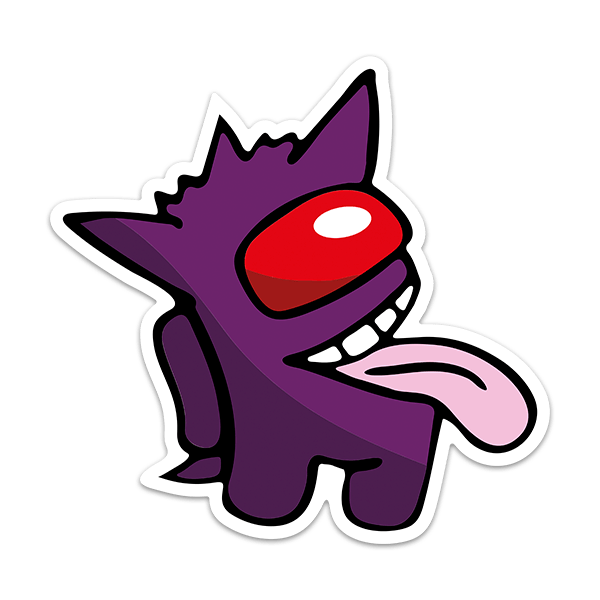 Stickers for Kids: Among Us Gengar