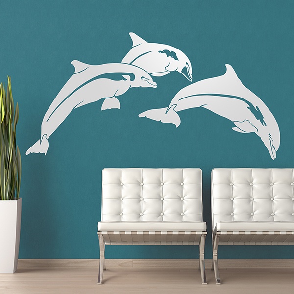 Wall Stickers: Happy dolphins