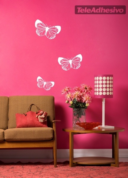 Wall Stickers: Butterfly Eroessa Chiliensis