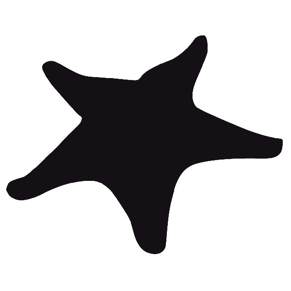 Wall Stickers: Starfish silhouette
