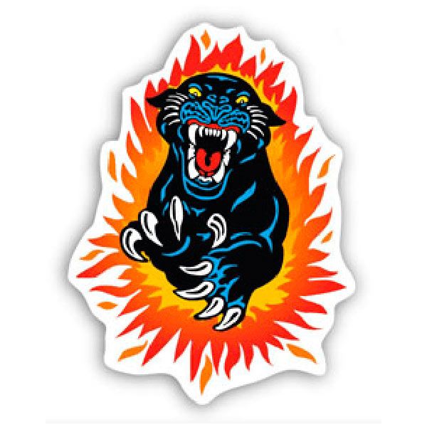 Car & Motorbike Stickers: Panther jump