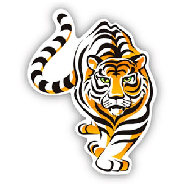 Car & Motorbike Stickers: Sumatran Tiger