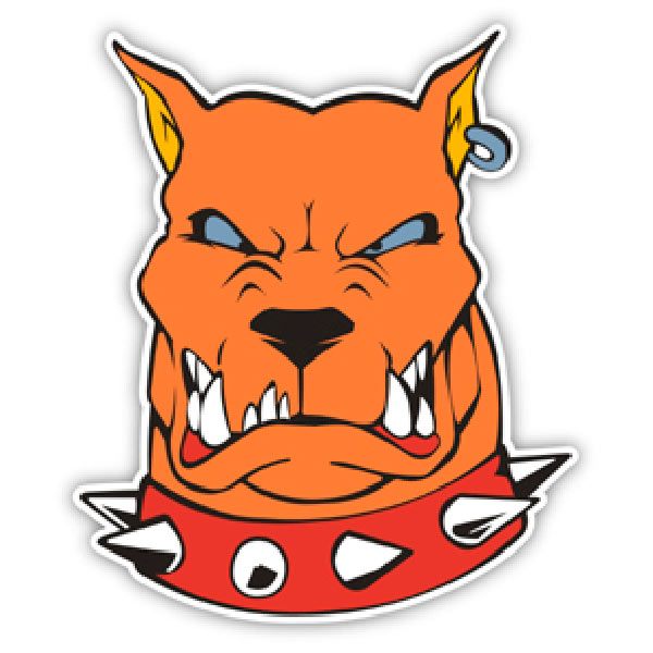 Car & Motorbike Stickers: Rabid dog