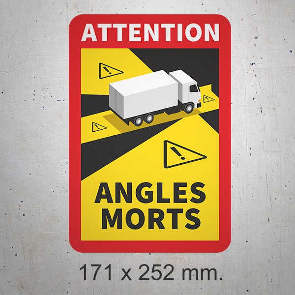 Car & Motorbike Stickers: Dead Angles Trucks
