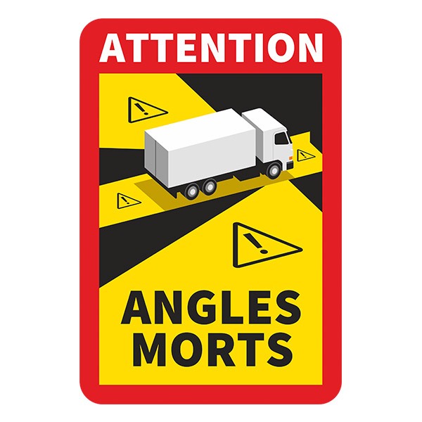 Car & Motorbike Stickers: Dead Angles Trucks