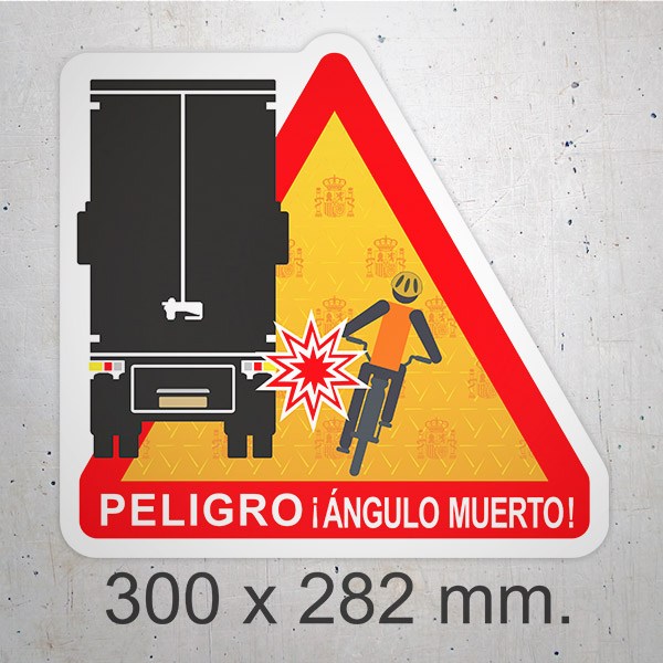 Car & Motorbike Stickers: Signal Transport of Goods Trailers 